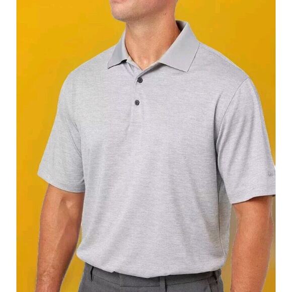 Walter Hagen Men Essentials Space Dye Solid Golf Polo Small NWT A110 New UV+15 - Picture 1 of 4